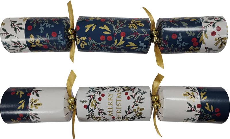 Luxury Crackers Botanical Wreath, 12"