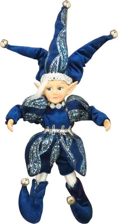 Scroll Trim Hanging Jester, 30cm