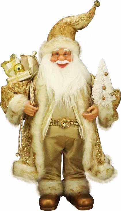 Standing Santa with Tree, 45cm
