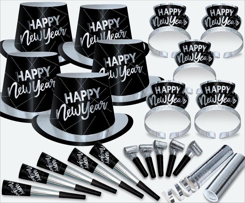 Party Time Silver Assortment for 50