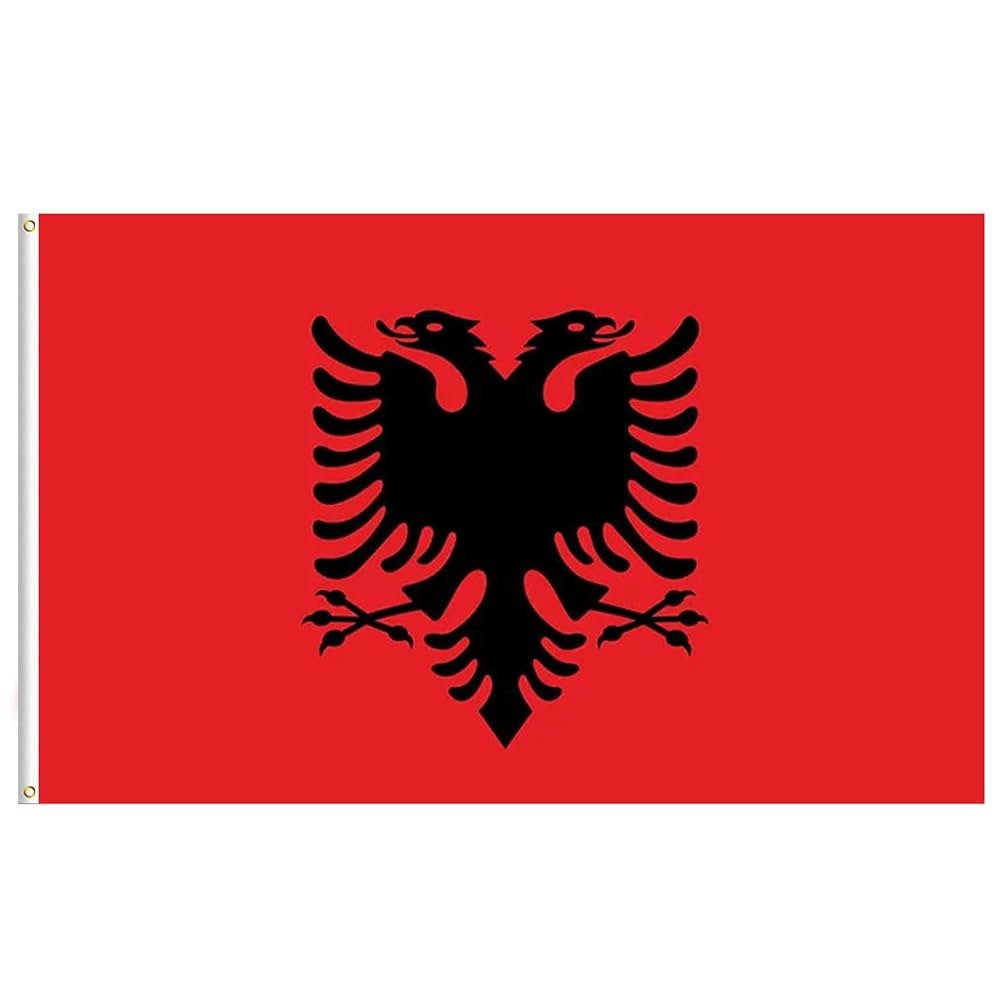 Albania Polyester Flag, 90cm