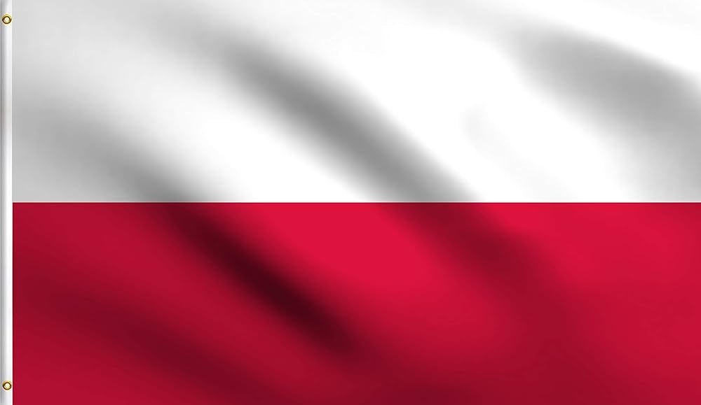 Poland Polyester Flag, 90cm