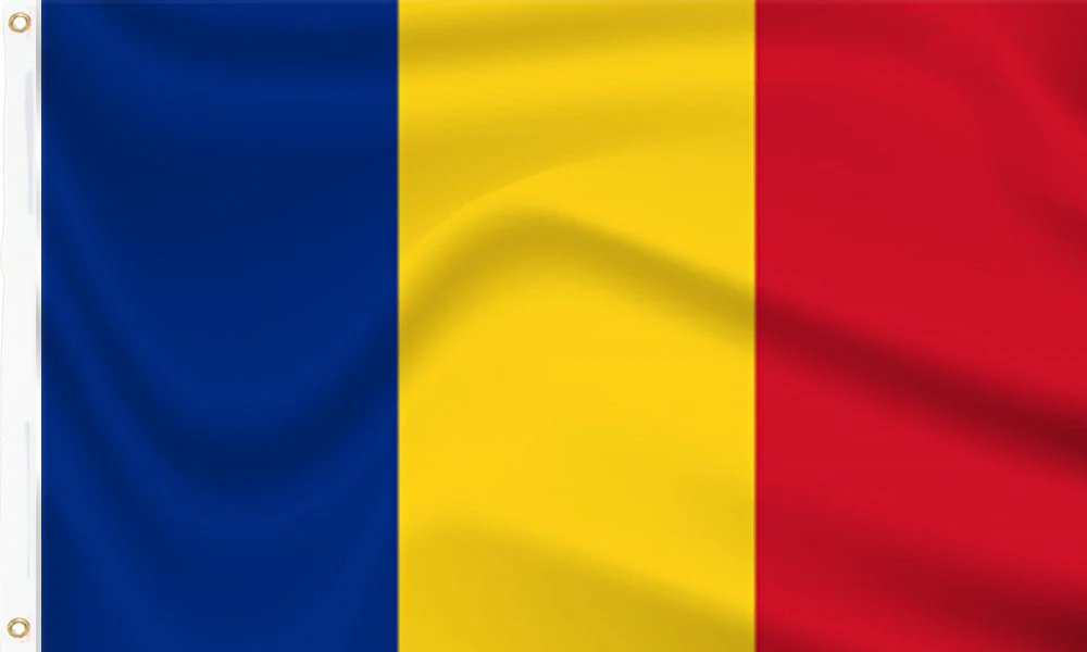 Romania Polyester Flag, 90cm