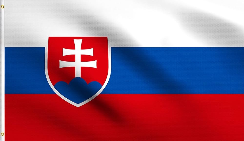 Slovakia Polyester Flag, 90cm