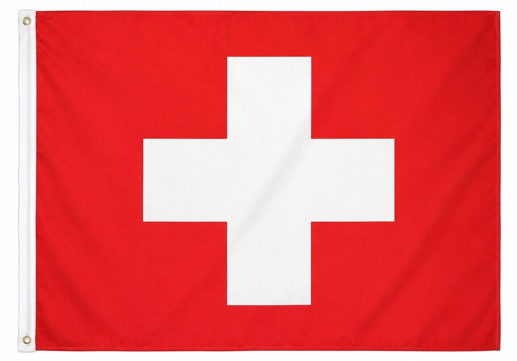 Switzerland Polyester Flag, 90cm