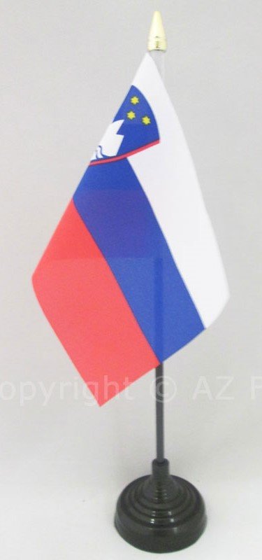 Slovenia Table Flag, 21cm