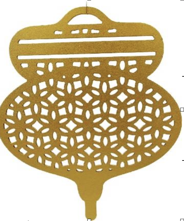 Lantern Hanging Decoration, 35cm
