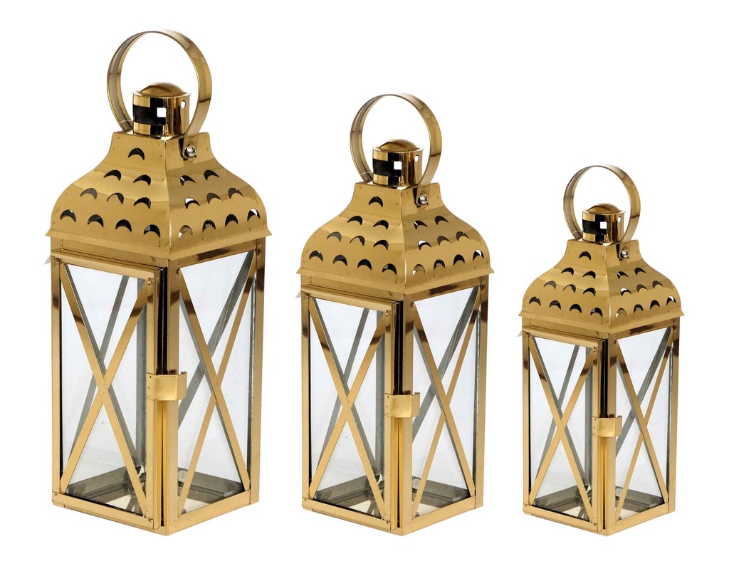 Set Of Lanterns, 25-50cm