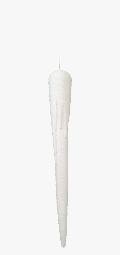 Glittered Icicle, 40cm