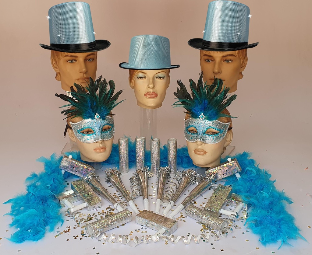 Azure Radiance Assortment For 50 (No Light-Up Hats)