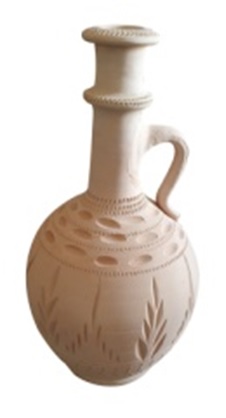 Arabic Clay Ewer, 36cm