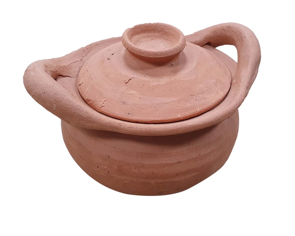 Traditional Arabic Clay Pot, 17cm