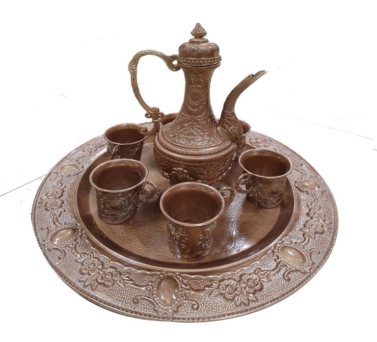 Metal Arabic Tea Set, 30cm