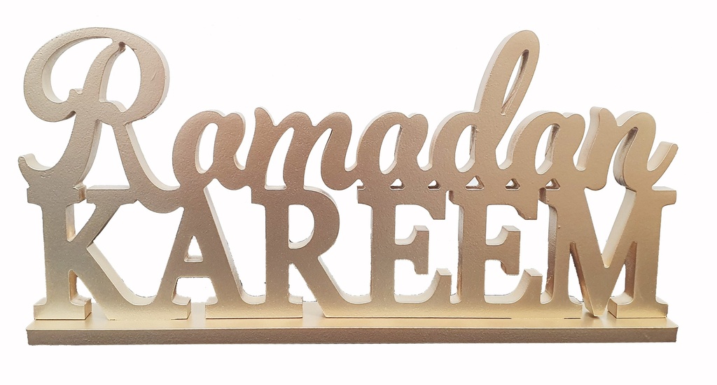 Wooden Ramadan Kareem Sign, 35cm