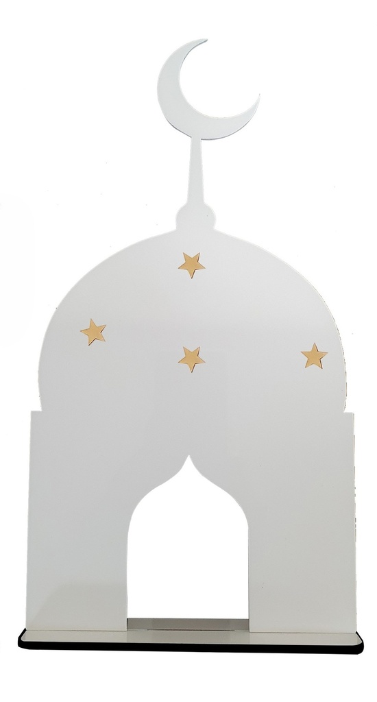 Acrylic Mosque Centerpiece, 30cm