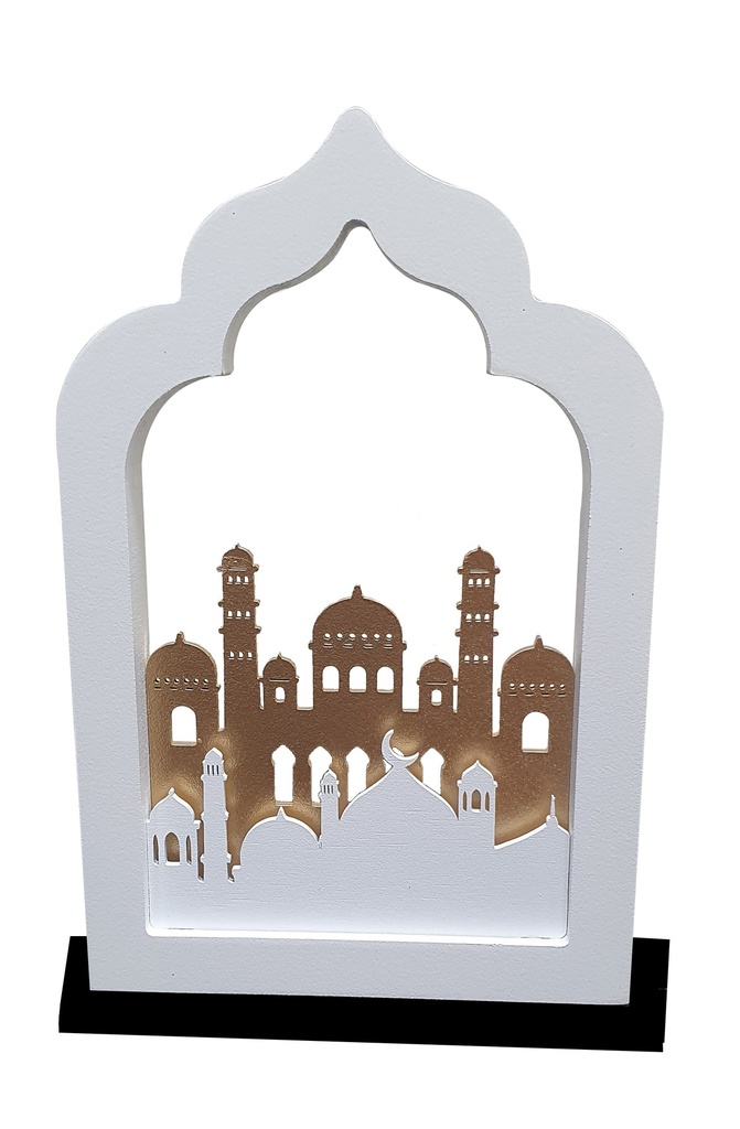 Mosque Arch Skyline Centerpiece, 20cm