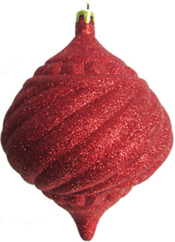 Glittered Spiral Onion, 13cm