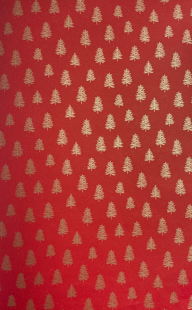 Printed Gift Wrap Mini Trees, 10m