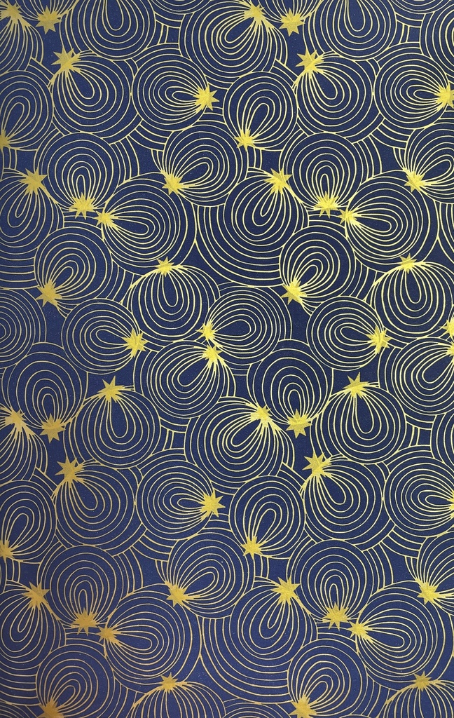 Printed Gift Wrap Contour Baubles, 10m