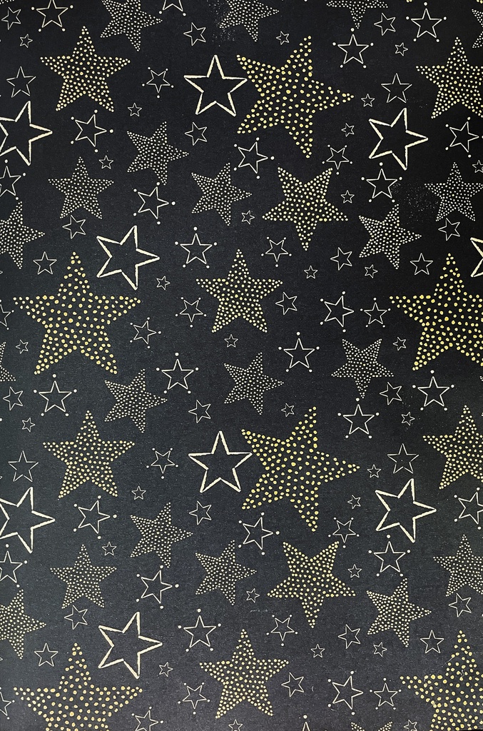 Printed Gift Wrap Celestial Stars, 10m
