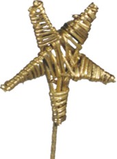 Lata Star with Stem, 8cm