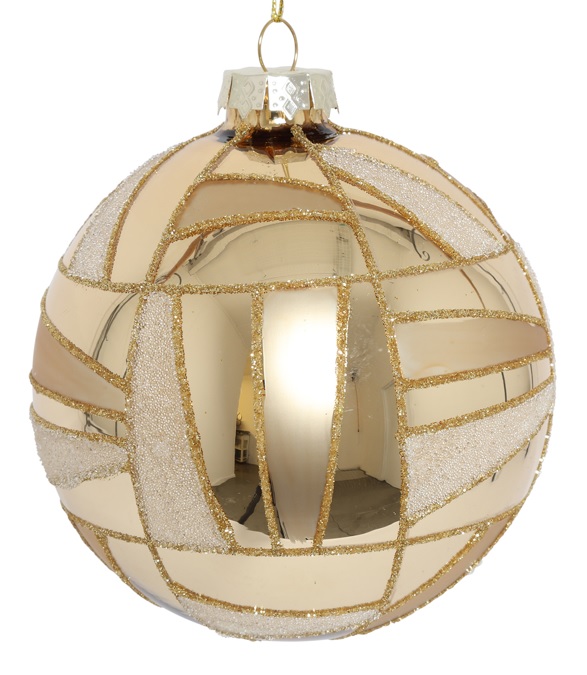 Studded Glass Ball, 10cm