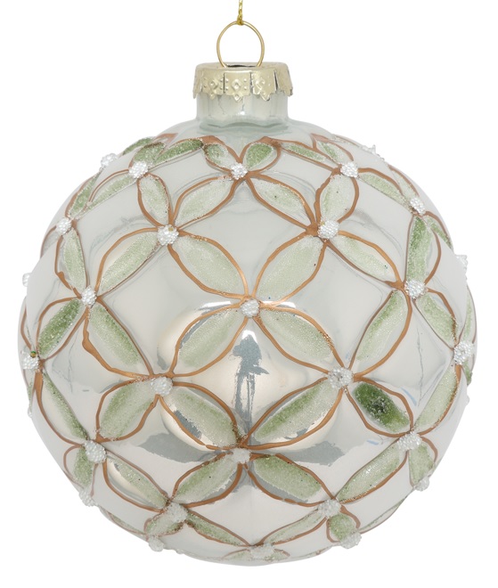 Floral Lattice Ball, 10cm