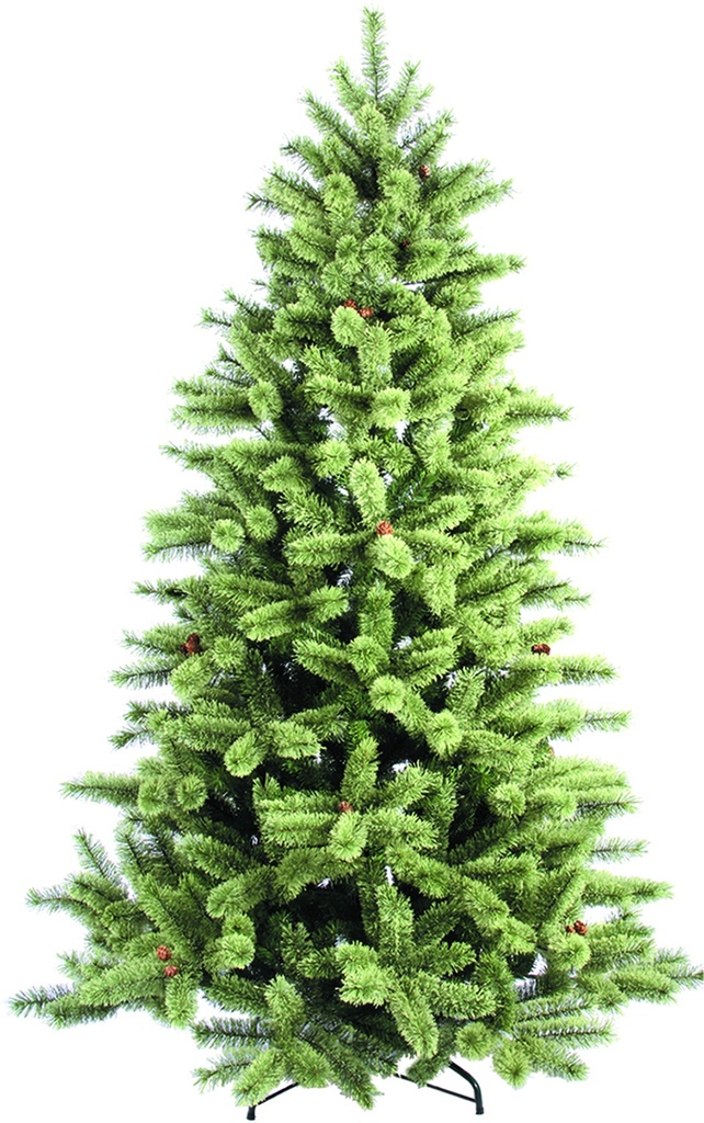 Flowered Needle Tree with Pinecones, 7'