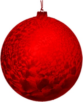 Crystal Ball Crackle Frosted, 10cm
