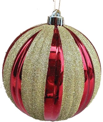 Glitter Ball Panelled, 10cm