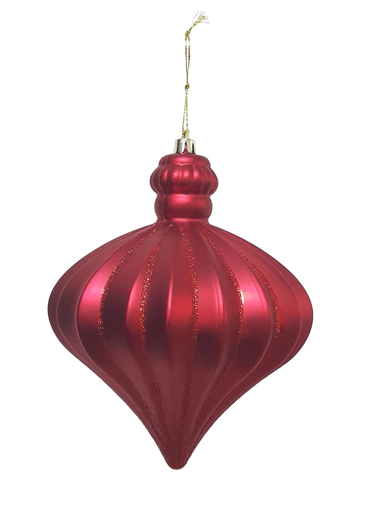 Glittered Teardrop Finial, 18cm