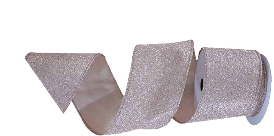 Satin Ribbon Allover Glitter, 9.1m
