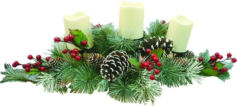 Candle Centerpiece, 66cm