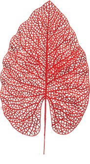 Leaf with Stem, 78cm