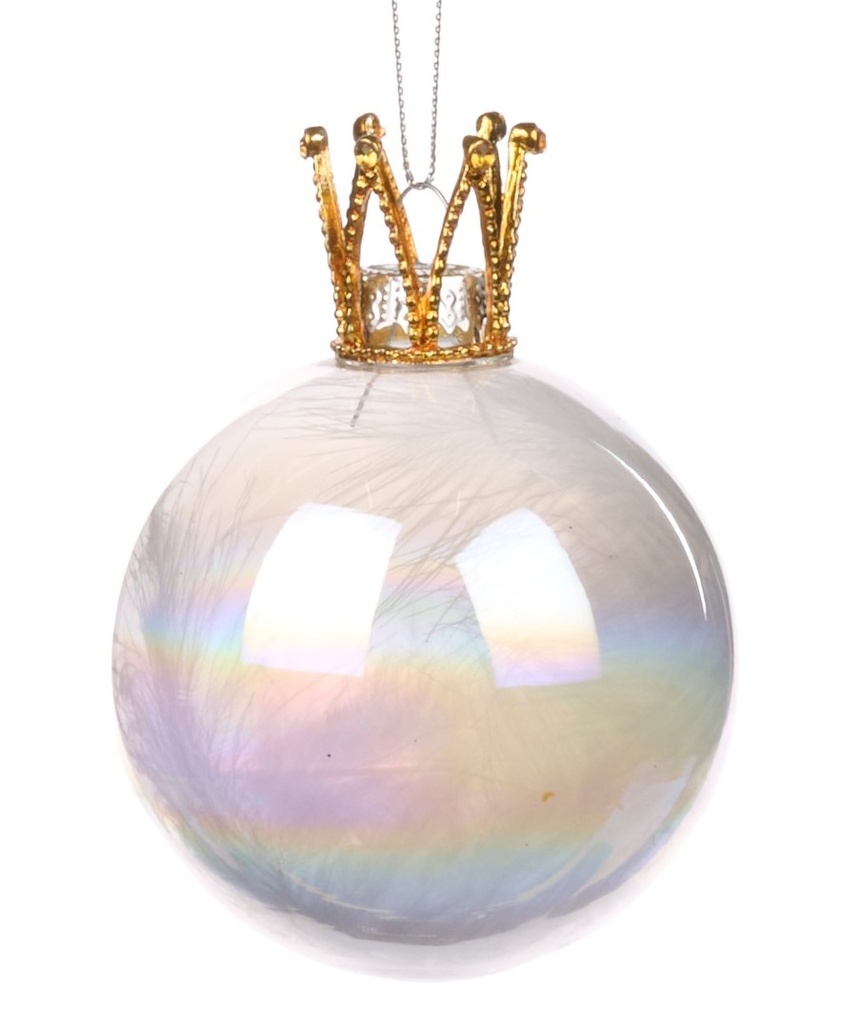 Crown Glass Ball, 12cm