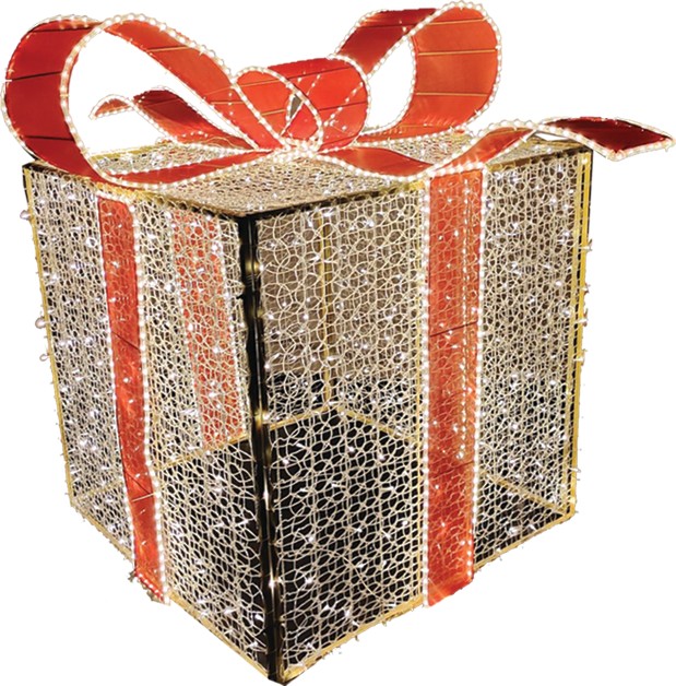 Light Up Gift Box, 50cm