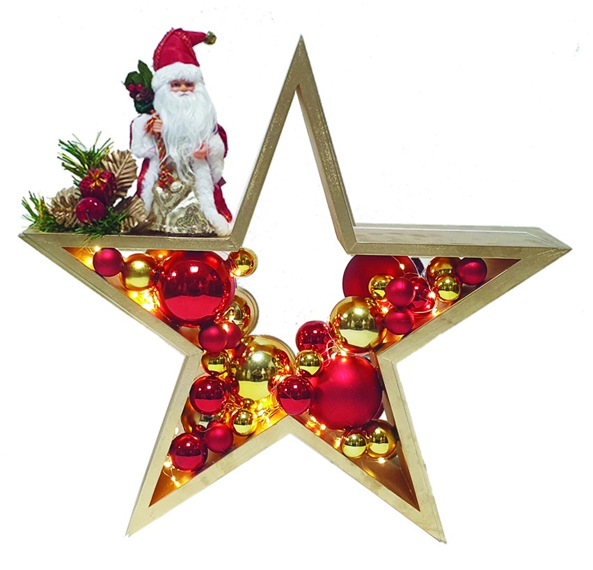 Illuminated Star Display, 47.5cm