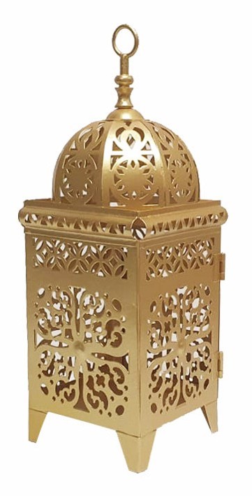 Starburst Pierced Lantern, 27cm