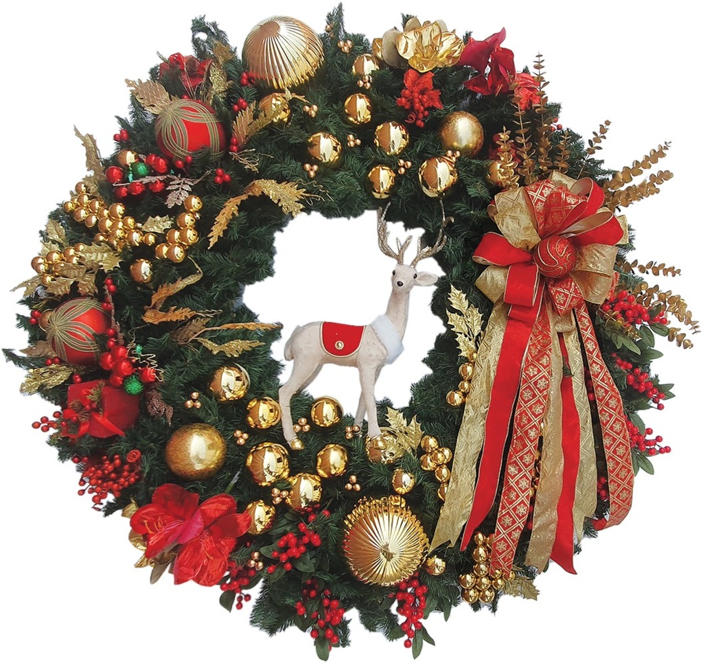 Decorated Wreath, 60"
