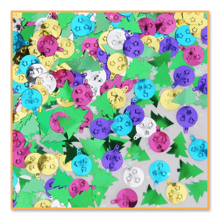 Tree And Bauble Confetti, 14g
