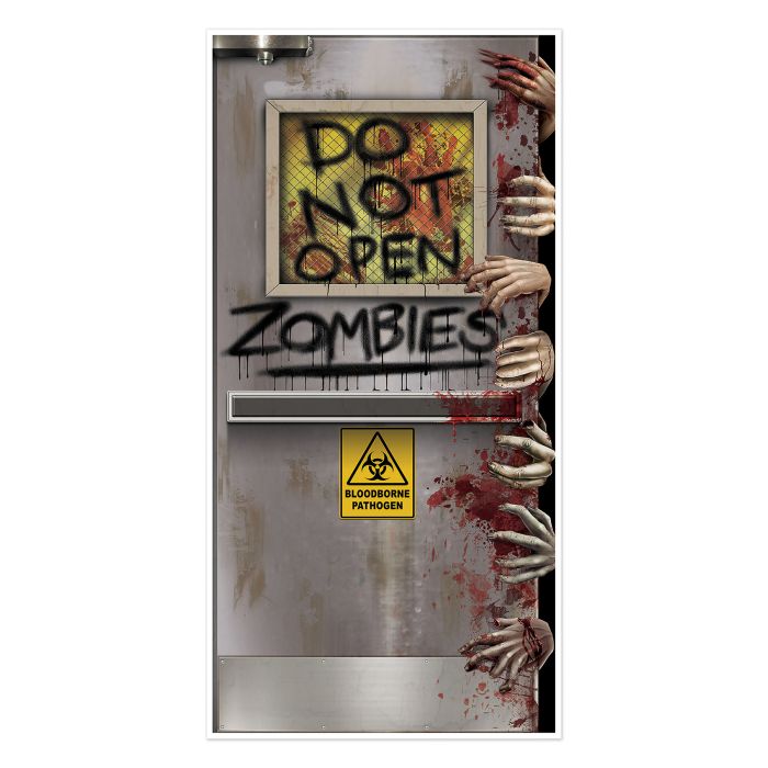 Zombie Lab Door Cover, 1.5m