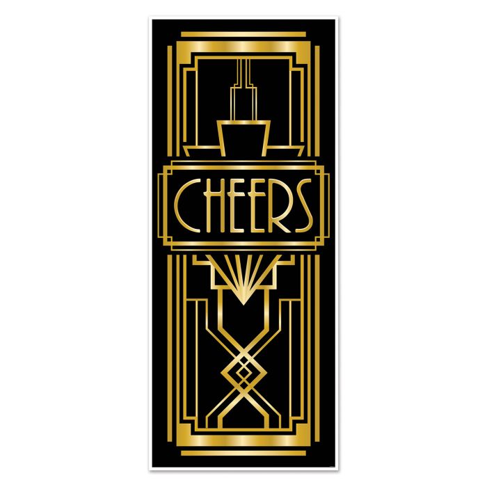 Art Deco Door Cover, 1.8m
