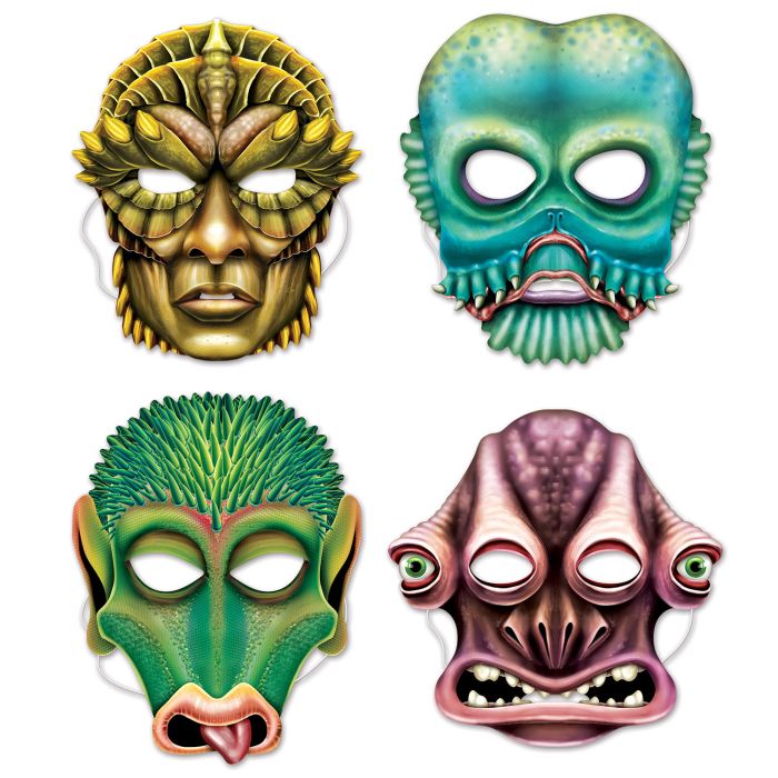 Alien Masks, 28-31cm