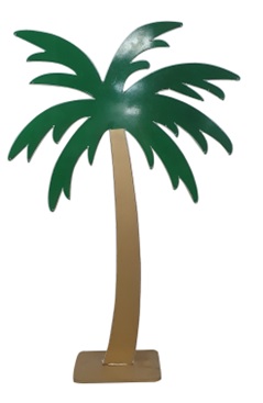 Wooden Palm Tree, 120cm
