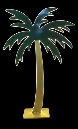 Wooden Palm Tree, 120cm