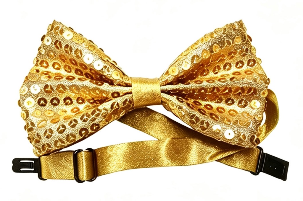 Sequin Bowtie