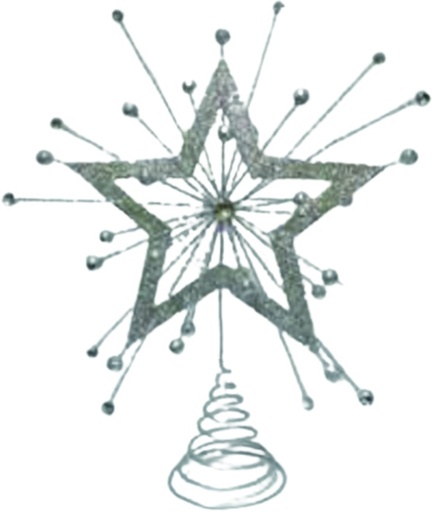 [SL204] Double Outline Star Burst Topper, 48cm