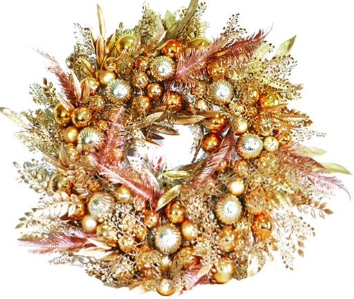 [SA033] Bauble Wreath, 65cm