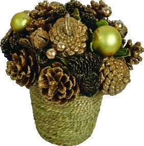 [SA056] Pinecone Centrepiece, 19cm