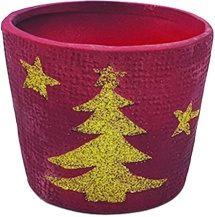 [RC010] Tree Print Pot, 10cm